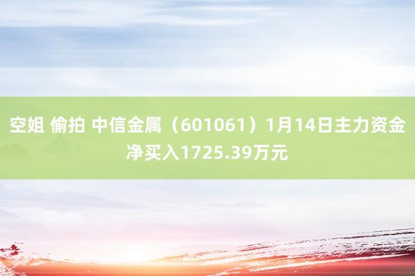 空姐 偷拍 中信金属（601061）1月14日主力资金净买入1725.39万元